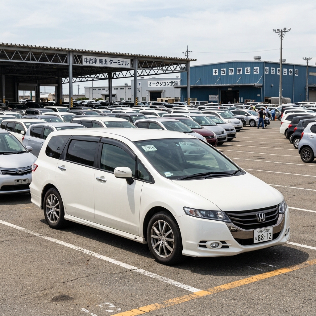 Honda Odyssey 2015 used car export from Japan
