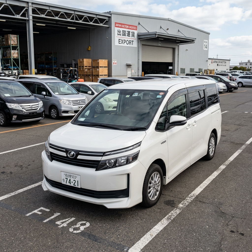 Toyota Voxy 2018 used car export from Japan