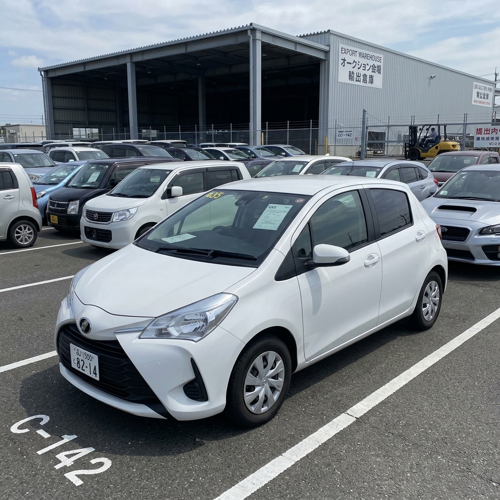 Toyota Yaris 2019 used car export from Japan