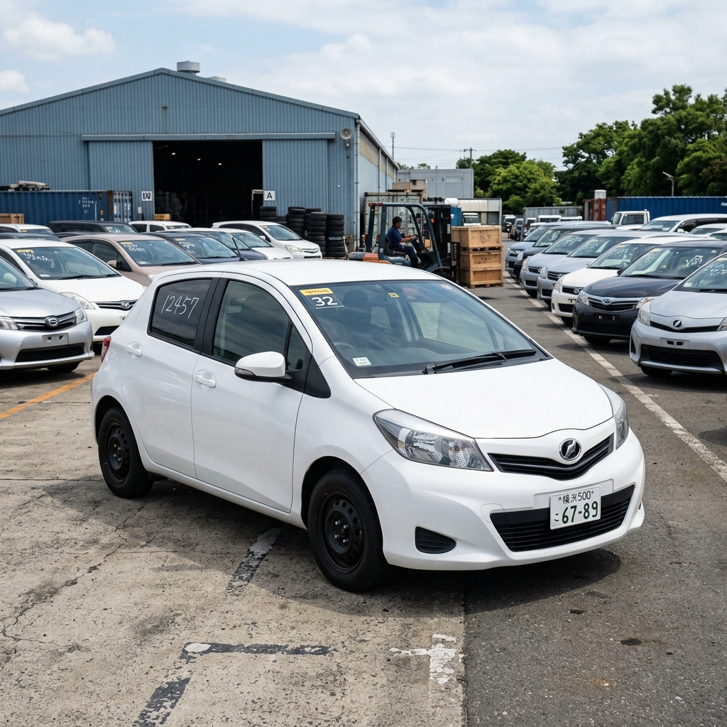 Toyota Yaris 2020 used car export from Japan