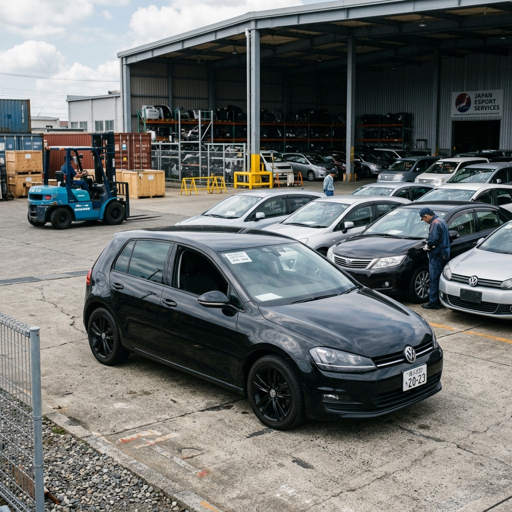 Volkswagen Golf 2016 used car export from Japan